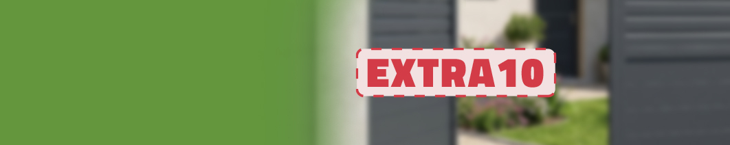 -10 % extra på staket och avskärmning